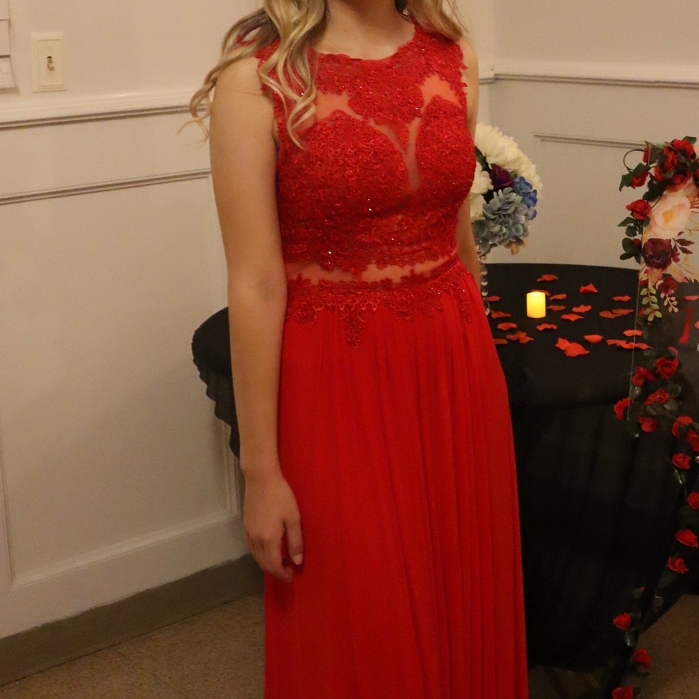 Red dress